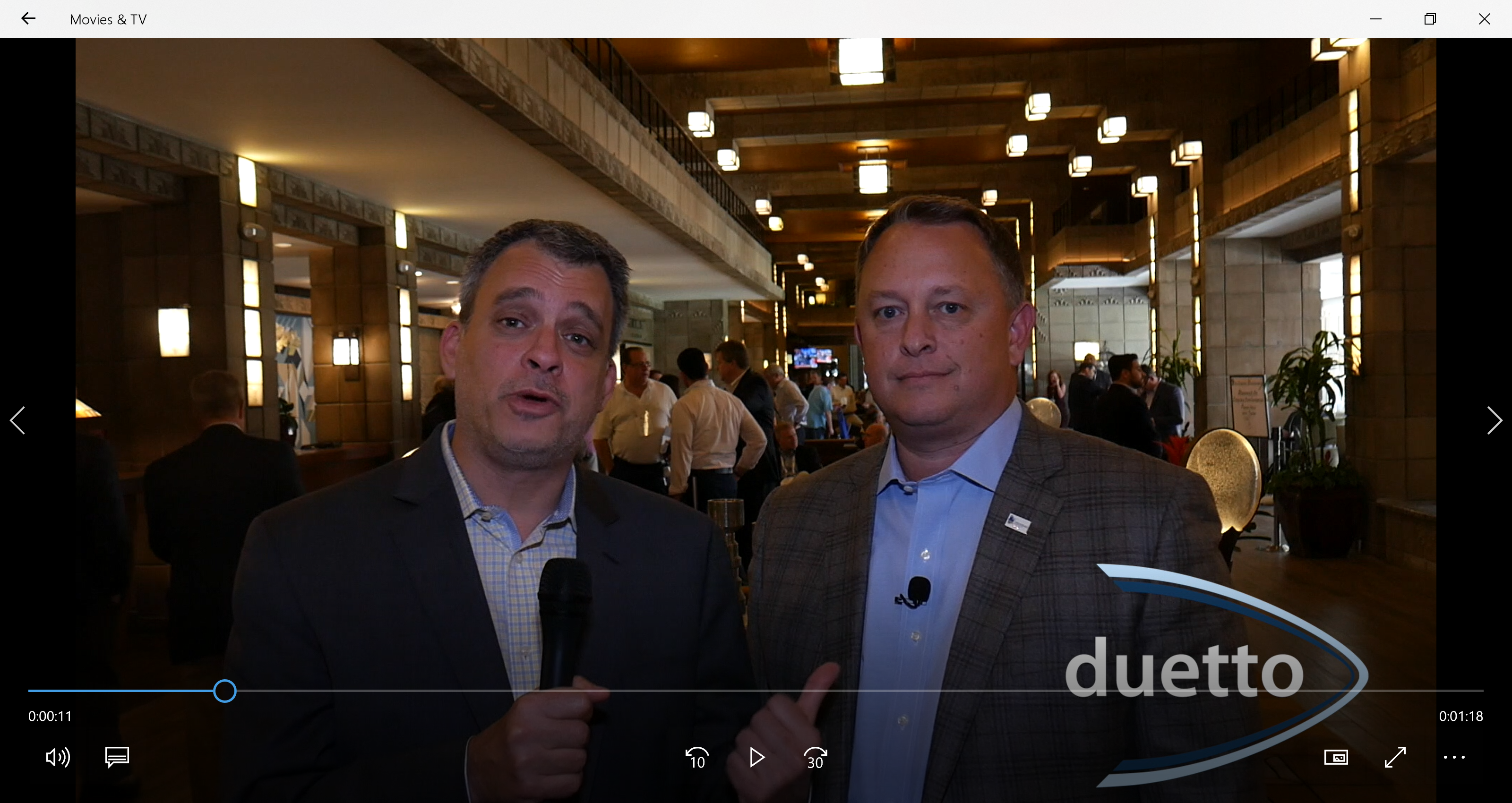 Glenn and Chris Green, CCO, Chesapeake Hospitality