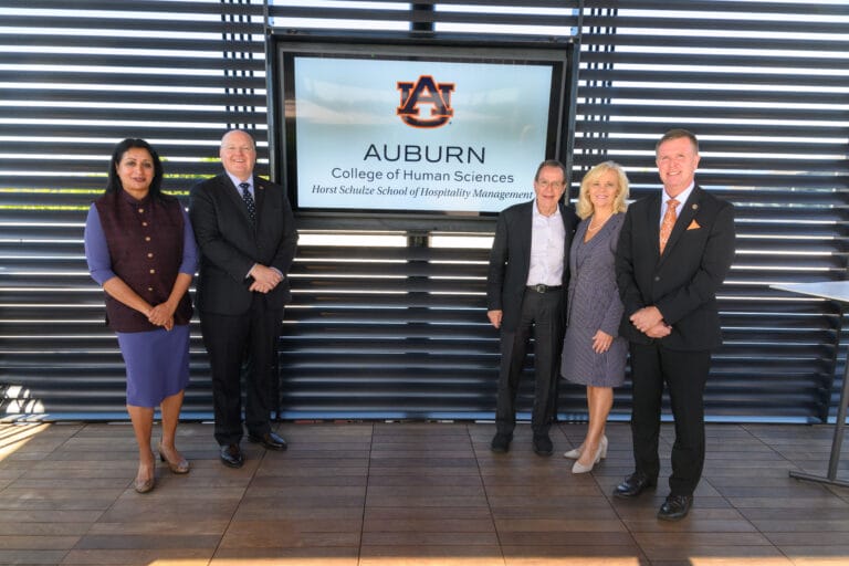 Auburn University’s School of Hospitality Management named Horst Schulze School of Hospitality Management