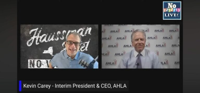 AHLA Interim President/CEO Kevin Carey!