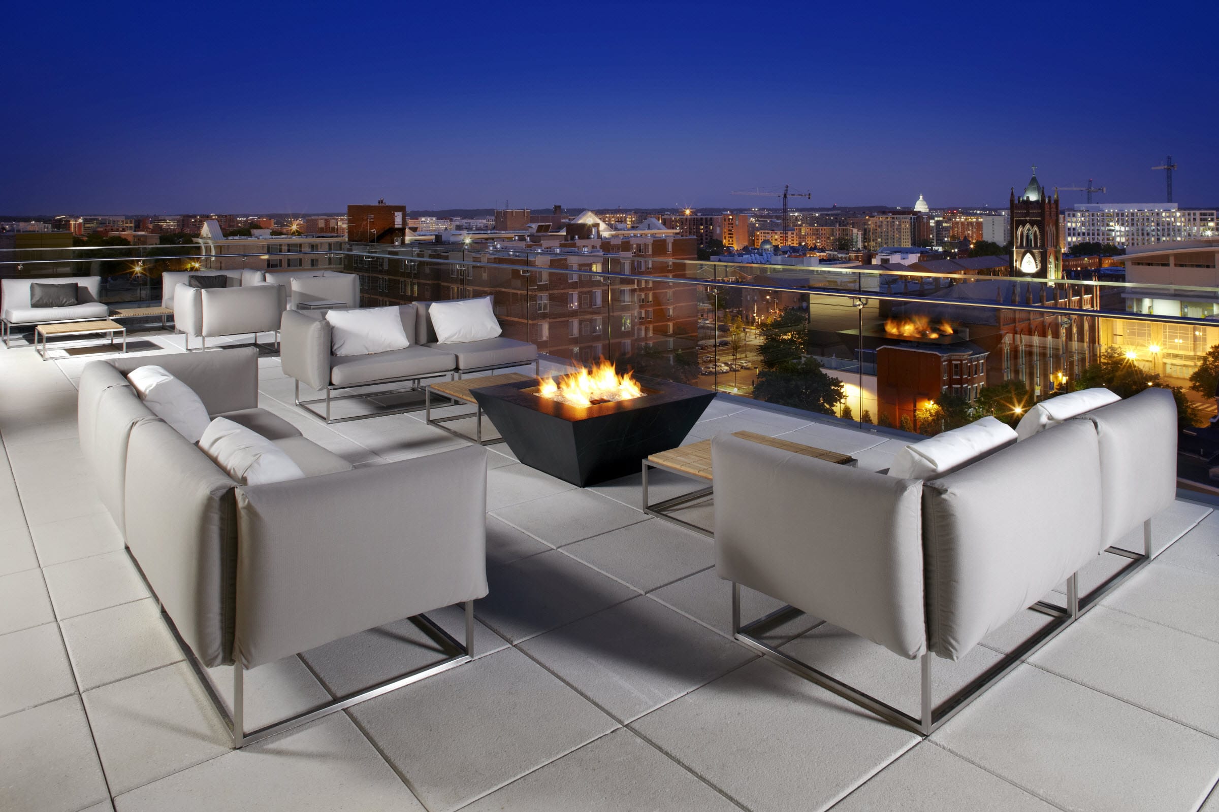Cambria Hotels DC-Convention-Center-Rooftop-Night