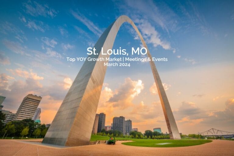 St. Louis Leads in Growth for Meetings Madness in March, According to Knowland Data