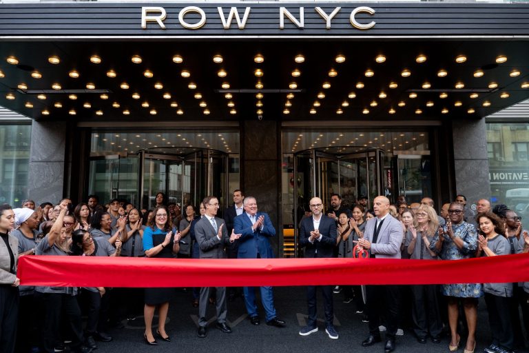 ROW NYC Celebrates Full Reopening with Times Square Ribbon Cutting