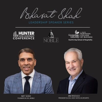 Jim Risoleo, president and CEO of Host Hotels & Resorts, to headline Bharat Shah Leadership Speaker Series at 36th Hunter Hotel Investment Conference